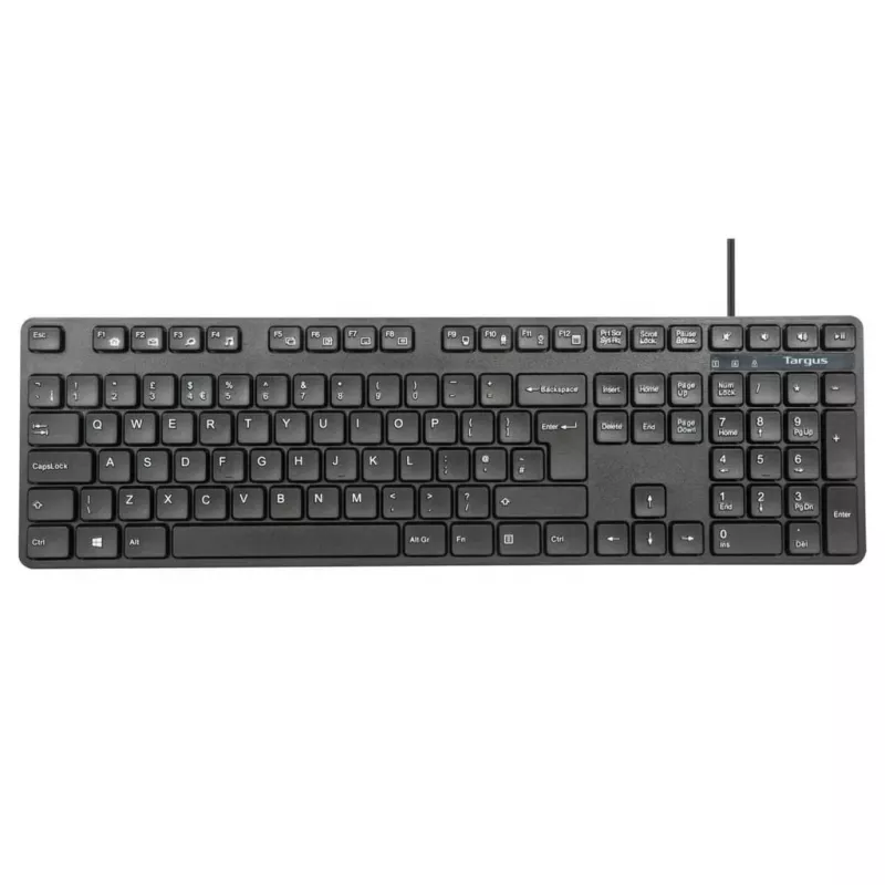 Targus AKM622FR klaviatūra su pele, universali, USB, AZERTY, juoda