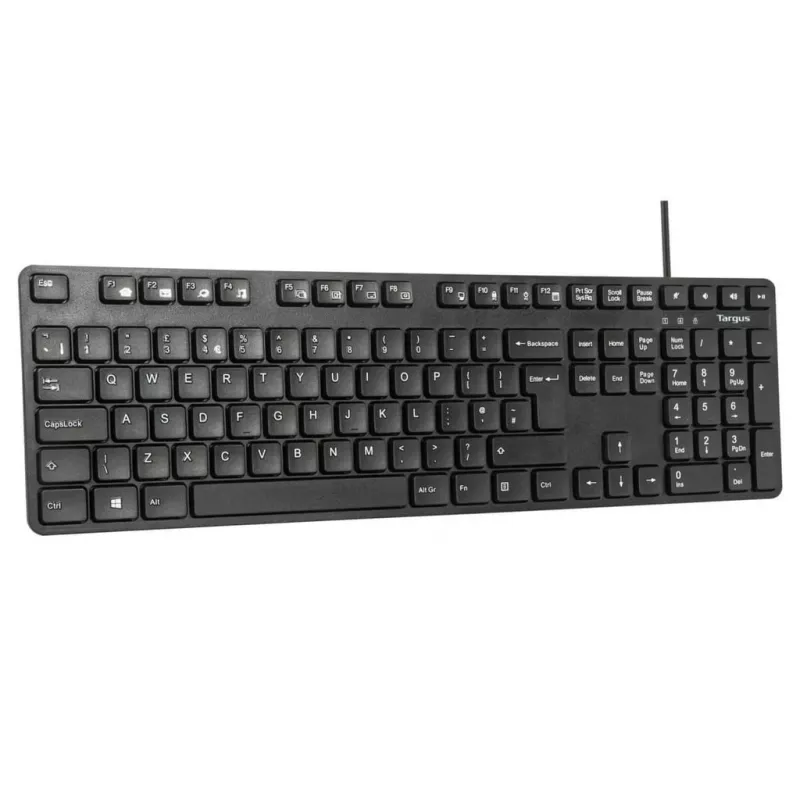 Targus AKM622FR klaviatūra su pele, universali, USB, AZERTY, juoda