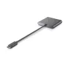 DELL adapteris USB-C į HDMI/DP su maitinimo perdavimu, laidinis, USB 3.2 Gen 2 (3.1 Gen 2) Type-C, juodas, 3840 x 2160 pikselių