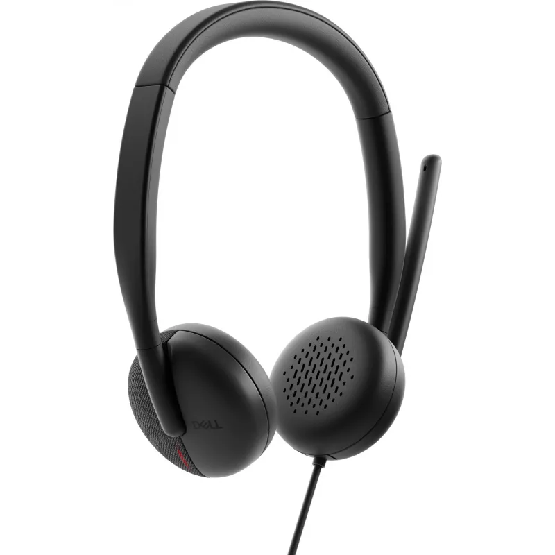 DELL Pro Wired Headset - WH3024, laidinis, skambučiams/muzikai, 20–20000 Hz, 110 g, ausinės, juodos