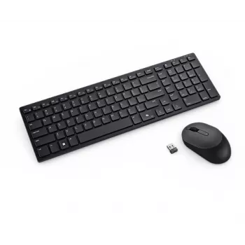 DELL Pro Compact tylus klaviatūros ir pelės rinkinys KM555 - Pan-Nordic (QWERTY)