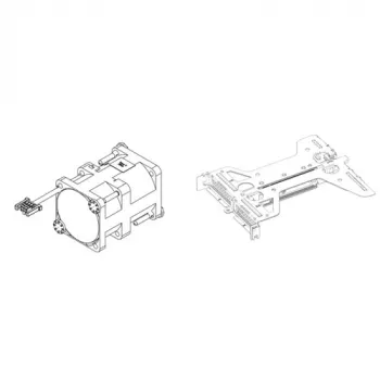 DELL 330-BCVV Montavimo rinkinys, PowerEdge R360, Riser Config 2 Butterfly Gen4 Riser (x8/x8)