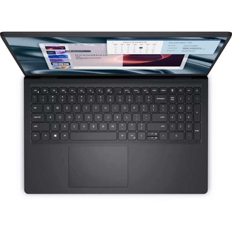 Nešiojamas kompiuteris DELL Pro 15 Essential PV15255, AMD Ryzen™ 5 7520U, 15.6 colio Full HD, 8 GB LPDDR5, 512 GB SSD, Windows 11 Pro, juodas