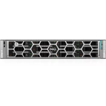 DELL PowerEdge R570 server 960 GB stelažas (2U) Intel Xeon 6 6507P 3.5 GHz 32 GB DDR5-SDRAM 1100 W