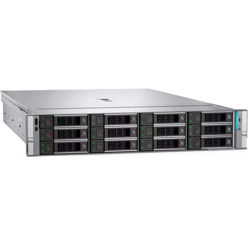 DELL PowerEdge R570 server 960 GB stelažas (2U) Intel Xeon 6 6507P 3.5 GHz 32 GB DDR5-SDRAM 1100 W