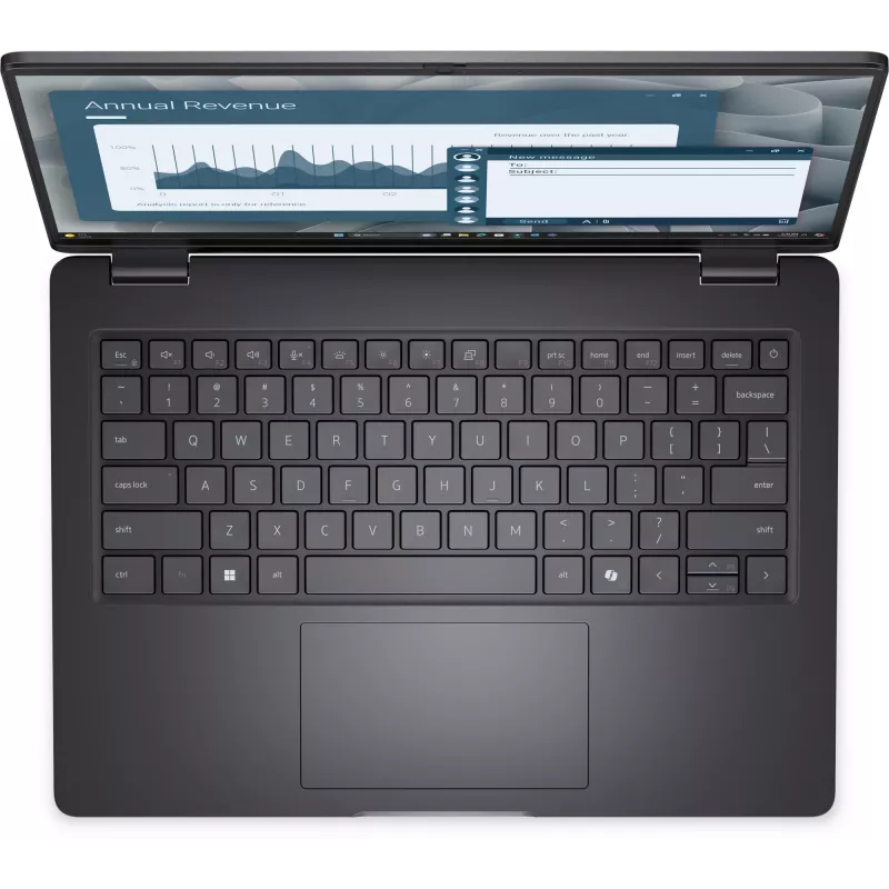 DELL Pro 14 PC14255 nešiojamas kompiuteris AMD Ryzen™ 5 PRO PRO 230 35,6 cm (14 colių) Full HD+ 16 GB DDR5-SDRAM 512 GB SSD Wi-Fi 6E (802.11ax) Windows 11 Pro juodos spalvos