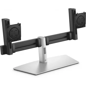 DELL MDS26 68,6 cm (27 colių) stalinis dviejų monitorių stovas juodas, sidabrinis