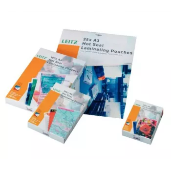 Leitz iLAM Premium blizgūs A4 laminavimo maišeliai, 125 mikronai, 25 vnt.