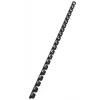 Leitz Spines Plastic 10 mm comBIND, juodi, 65 lapų, PVC, A4, 1 cm, 100 vnt.