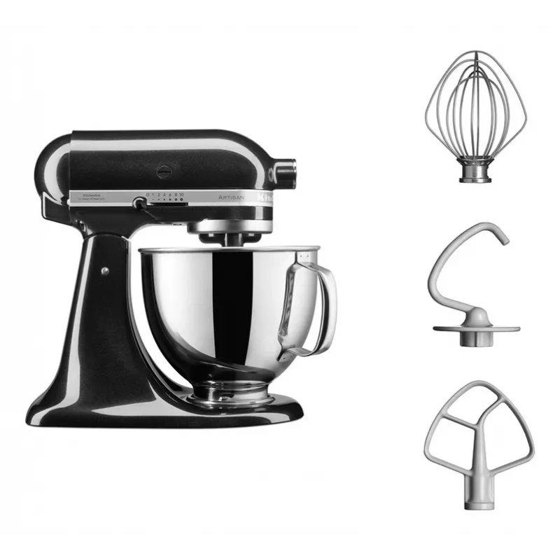 KitchenAid 5KSM125EOB Stacionarus maišytuvas 300 W Juodas