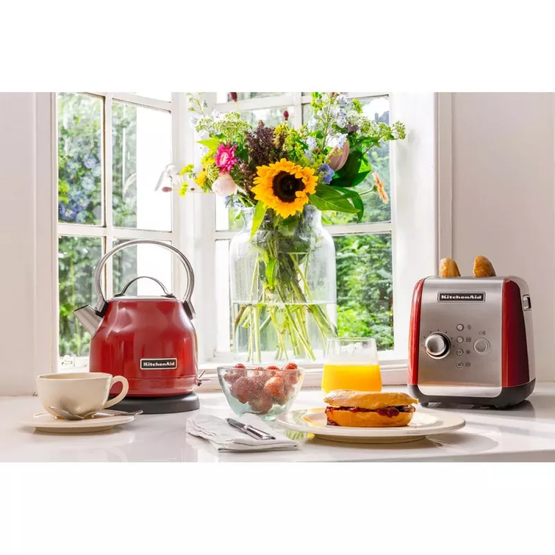 Virdulys KitchenAid 5KEK1222EER 1,25 L 2200 W Juoda, Raudona, Nerūdijantis plienas