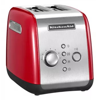 KitchenAid 5KMT221EER 2 riekelių skrudintuvas 1100 W Raudonas, Nerūdijantis plienas