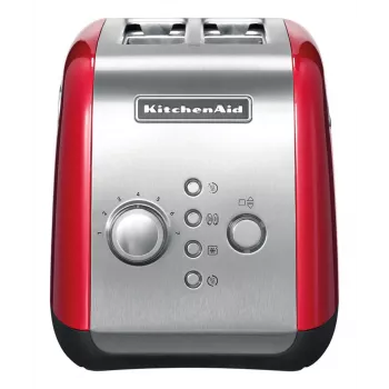 KitchenAid 5KMT221EER 2 riekelių skrudintuvas 1100 W Raudonas, Nerūdijantis plienas