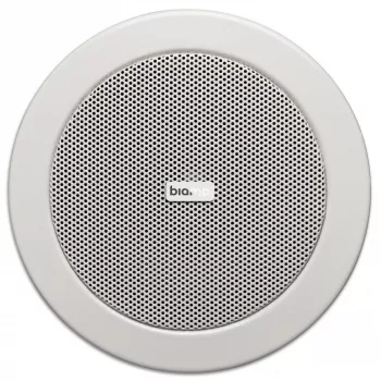 Biamp Commercial CM4 4 colių dvigubo kūgio garsiakalbis baltas, 1 krypčių, laidinis, 15 W, 100 - 20000 Hz, 16 Ω, baltas