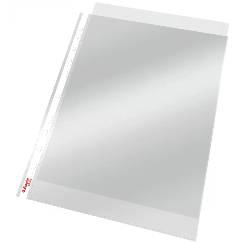 Esselte Pocket Heavy Duty 105my A4, 210 x 297 mm (A4), skaidrus, polipropilenas (PP), viršutinis, 0.105 mm, 230 mm