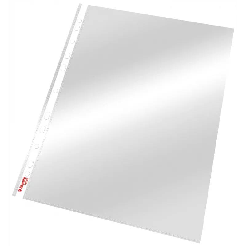 Esselte Pocket Heavy Duty 105my A4, 210 x 297 mm (A4), skaidrus, polipropilenas (PP), viršutinis, 0.105 mm, 230 mm