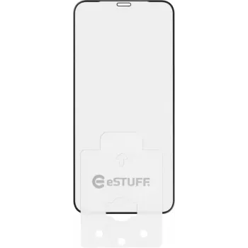 eSTUFF Apple iPhone 12/12 Pro 10 vnt. Juodas Pilnas Apsauginis Stiklas