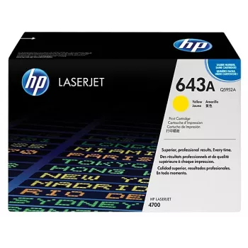 Originalus HP 643A geltonos spalvos kasetė
