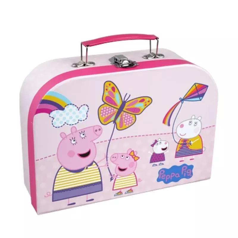 Barbo Toys Peppa Pig Lagaminai 3 vnt. rinkinys, asorti, vaikiški, statinaitės formos, įvairiaspalviai