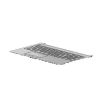 HP L50001-041 klaviatūra nešiojamam kompiuteriui, sidabrinė, vokiškas išdėstymas