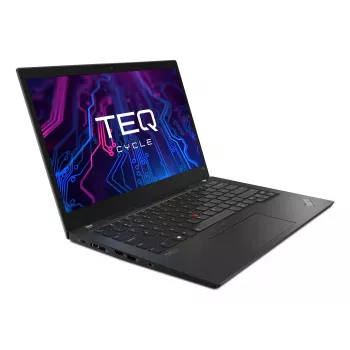 Teqcycle Lenovo ThinkPad T14s G2 AMD AMD Ryzen™ 7 PRO 5850U nešiojamas kompiuteris 35.6 cm (14 colių) Full HD 16 GB DDR4-SDRAM 512 GB SSD Wi-Fi 6 (802.11ax) Windows 11 Pro juoda