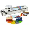 Vizitinės kortelės PVC spalvotos Zebra Premier Colour 104523-135 (500 vnt.)