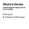 HP 507A purpurinis originalus LaserJet toneris, 6000 puslapių