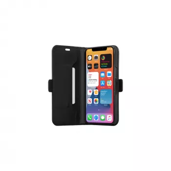 Dėklas-piniginė dbramante1928 Copenhagen Slim iPhone 12 Pro Max 6,7 colio juoda