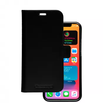 Dėklas su pinigine dbramante1928 Lynge iPhone 12 Pro Max 6,7 colio juodas