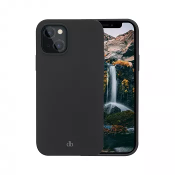 Dėklas telefonui dbramante1928 Monaco, skirtas iPhone 13 mini 5,4 colio – Night Black, perdirbtas plastikas