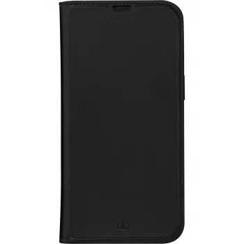Folio dėklas dbramante1928 Oslo, skirtas iPhone 14 Pro Max – juodas, 3 kortelių kišenės, stalinis stovas, tinka 6,7 colio