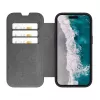 dbramante1928 Helsinki – Apsauginis dėklas su pinigine, skirtas Apple iPhone 15 Plus, juoda, veganiška oda, suderinamas su MagSafe
