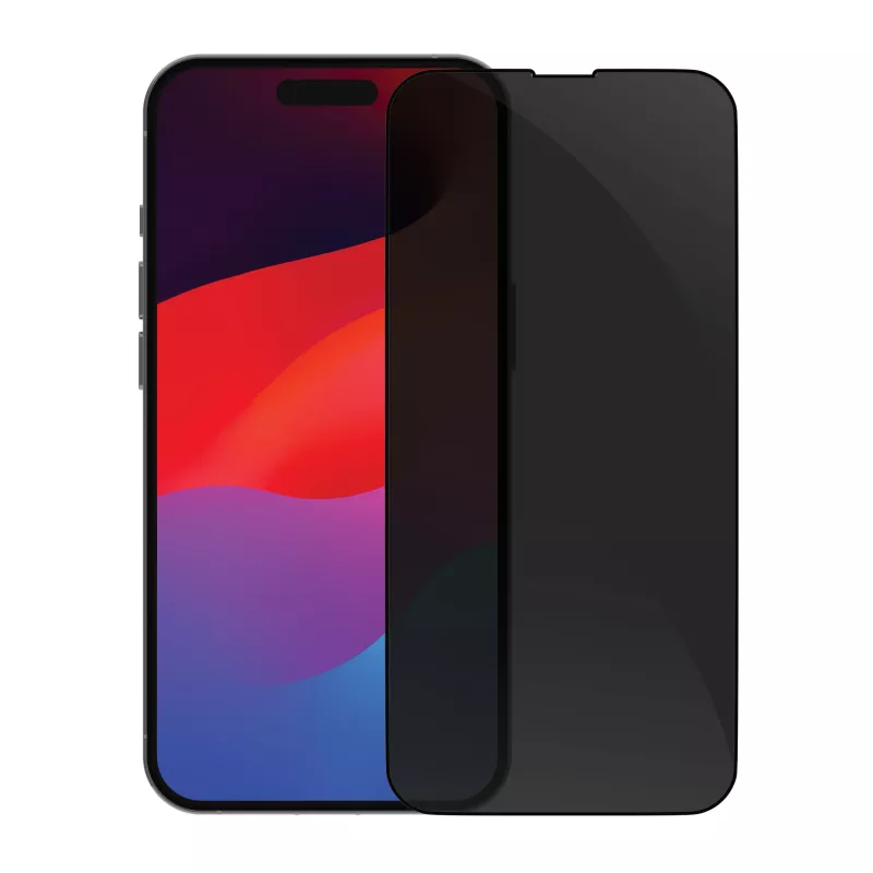 Apsauginis stikliukas d bramante eco-shield iPhone 15 Pro — privatumo, 0,565 mm, 74,8×158,2 mm