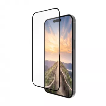 DBRAMANTE Bulk eco-glass iPhone 16 Pro Black Edge apsauginis stiklas