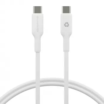 USB-C į USB-C laidas 1 m d bramante — Baltas