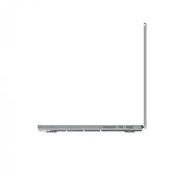 Dėklas 14 colių MacBook Pro, d bramante — Iceland model, skaidrus, tinka M3/M4/M5, 35,6 cm ekranui, 258 g