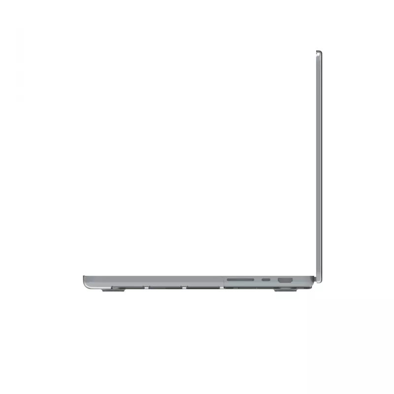 Dėklas 14 colių MacBook Pro, d bramante — Iceland model, skaidrus, tinka M3/M4/M5, 35,6 cm ekranui, 258 g