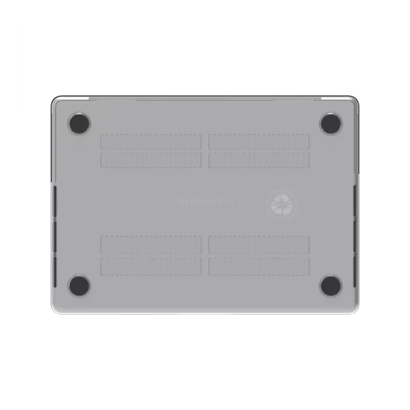 Dėklas 14 colių MacBook Pro, d bramante — Iceland model, skaidrus, tinka M3/M4/M5, 35,6 cm ekranui, 258 g
