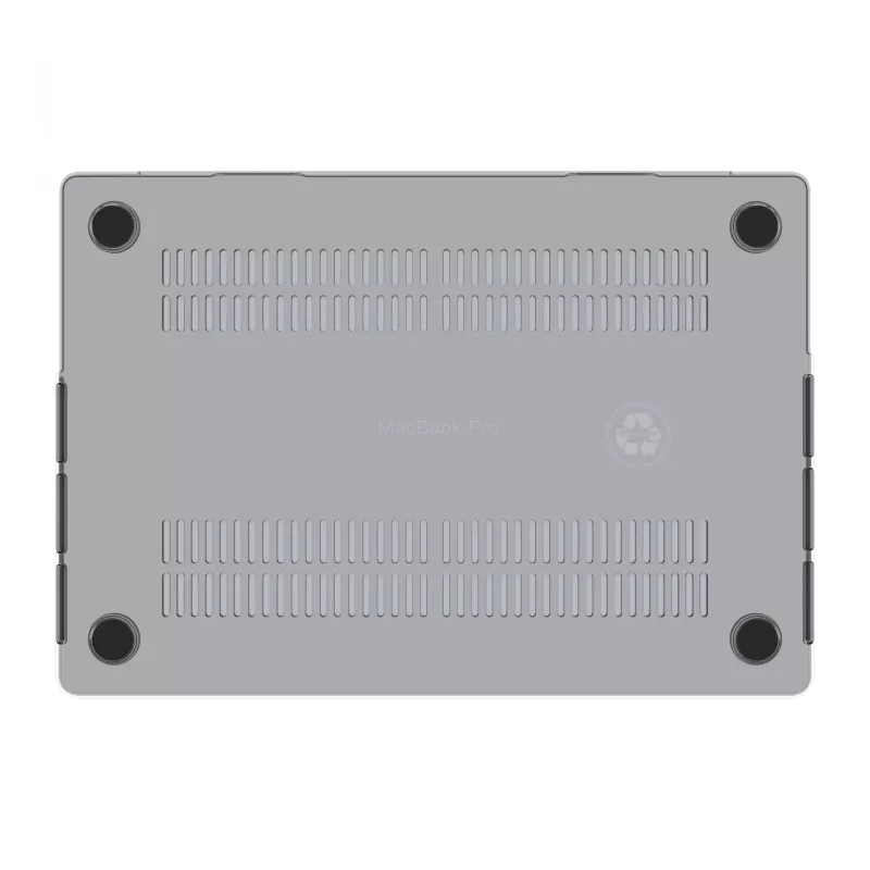 Dėklas MacBook Pro 16 colių (M4 2024 / M3 2023) d bramante Iceland Clear, skaidrus, 40,6 cm ekranui, 348 g