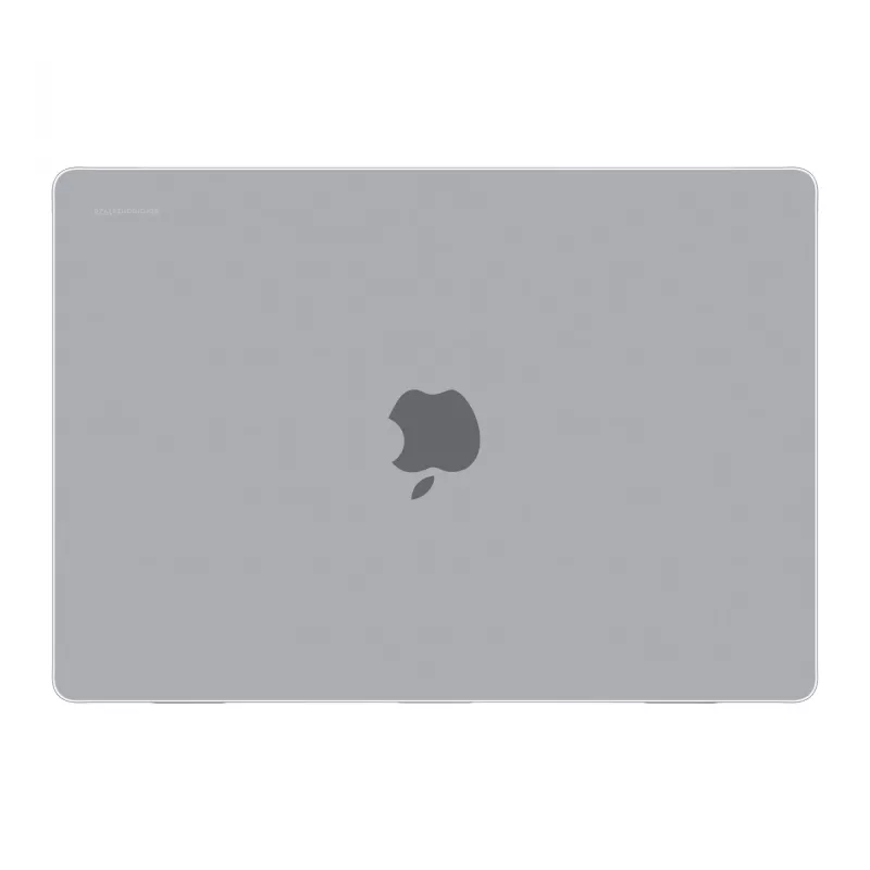 Dėklas MacBook Pro 16 colių (M4 2024 / M3 2023) d bramante Iceland Clear, skaidrus, 40,6 cm ekranui, 348 g