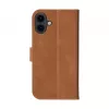 dbramante1928 Copenhagen dėklas iPhone 16 Plus Tan - odinis folio dėklas su kortelių kišenėmis