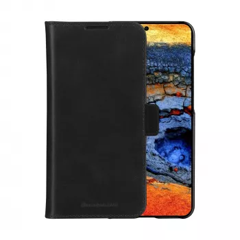 dbramante1928 Lynge Galaxy A56 5G juodas, atverčiamas dėklas su kortelių kišenėmis