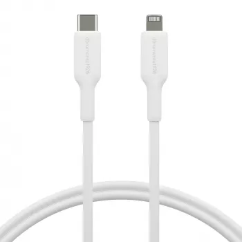 dbramante1928 re-charge - Laidas 1 m USB-C į Lightning - baltas
