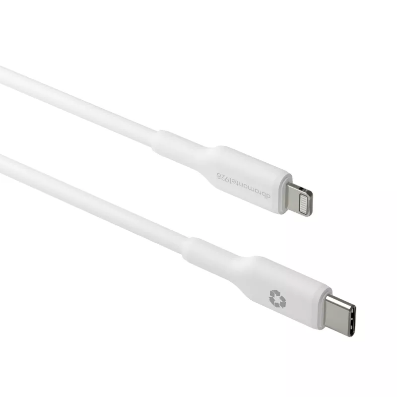 dbramante1928 re-charge - Laidas 1 m USB-C į Lightning - baltas