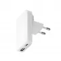 d bramante dbramante1928 Pro EU/US Slim Charger USB-C 20W + USB-A 18W, balta, vidaus AC