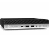 T1A HP EliteDesk 800 G4 Atnaujintas Intel® Core™ i5 i5-8500T 8 GB DDR4-SDRAM 256 GB SSD Windows 11 Pro Mini PC Juodas, Sidabrinis