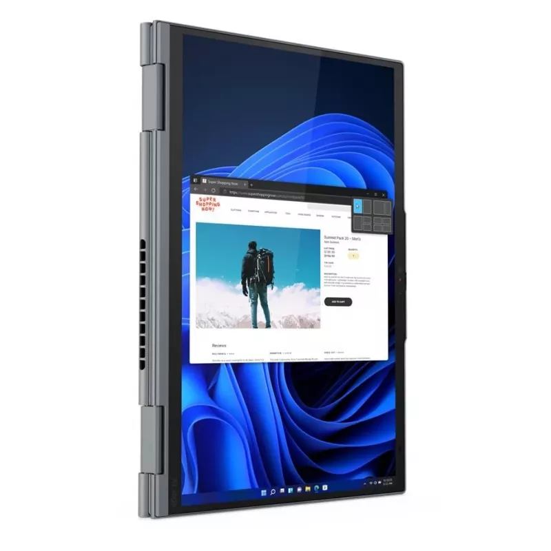 T1A Lenovo ThinkPad X1 Yoga Gen 7 Atnaujintas Hibridinis (2-in-1) 35,6 cm (14 colių) Liečiamas Ekranas 32 GB LPDDR5-SDRAM 512 GB SSD Windows 11 Pro Pilka