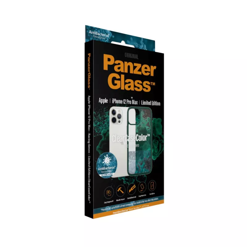 PanzerGlass® ClearCaseColor™ iPhone 12 Pro Max - Racing Green Limited Edition