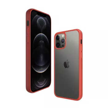 PanzerGlass ClearCaseColor iPhone 12 Pro Max - Mandarin Red Limited Edition