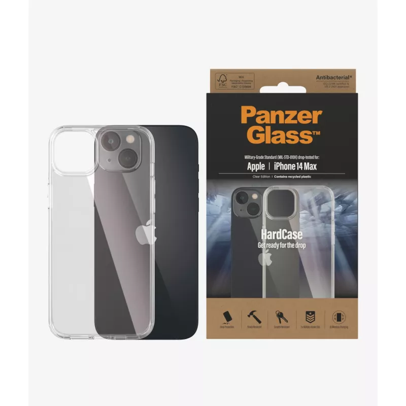 PanzerGlass HardCase dėklas mobiliesiems telefonams 17 cm (6.7 colių) permatomas